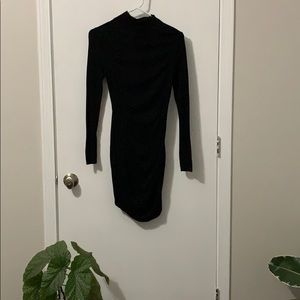 Black sweater dress from express. Turtle neck